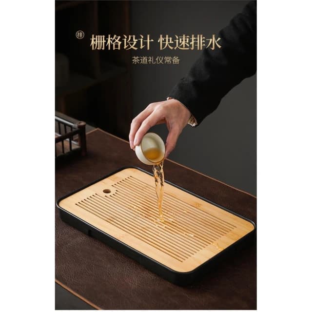 汝窯功夫茶具 陶瓷茶壺 茶杯 茶盤 輕奢高級家用喝茶茶具套裝