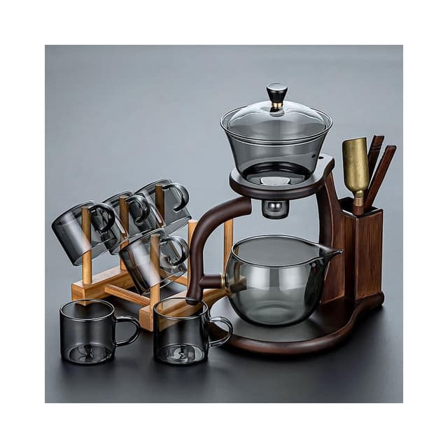 懶人泡茶神器 玻璃茶具 茶壺茶杯 家用功夫茶自動泡茶器 輕奢高檔茶具