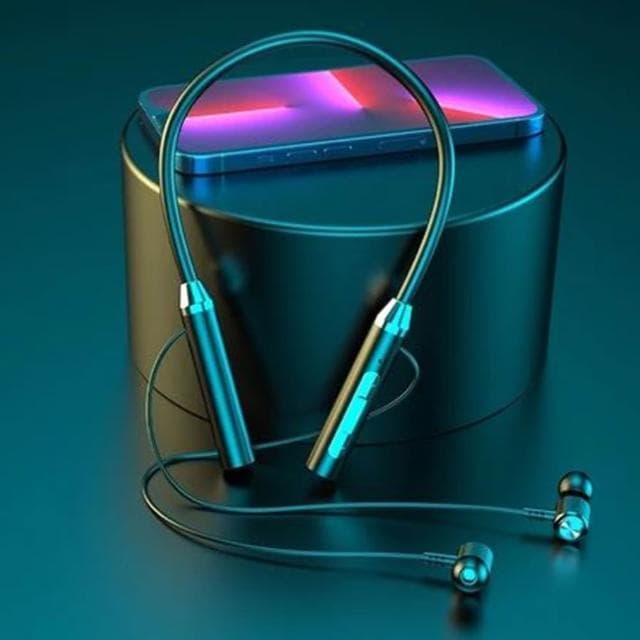 掛脖式蓝牙耳機 無線耳機 藍牙耳機 跑步耳機 運動藍牙耳機 超長續航 頸掛式耳機 遊戲耳機 佩戴舒適 學生無線耳機