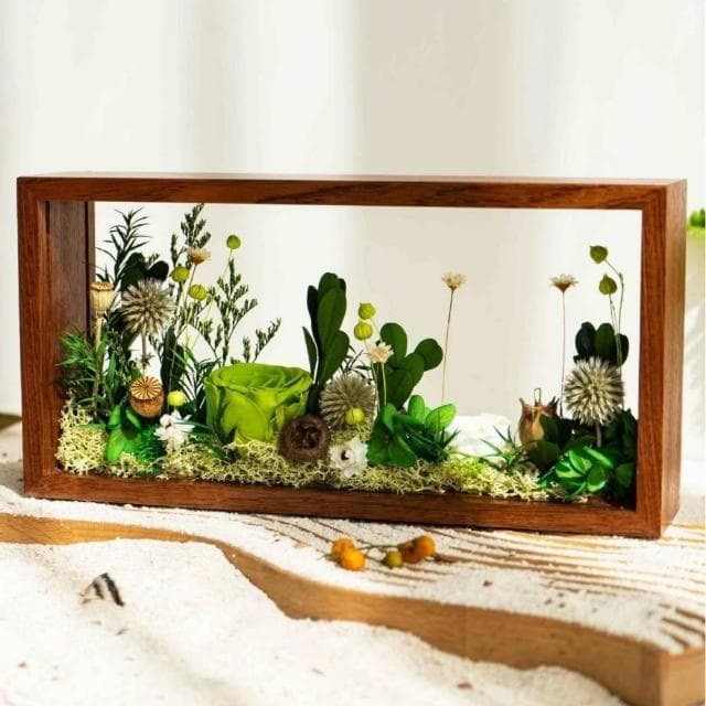 Quality 聚家 永生花相框 桌上擺件 乾花裝飾品 手工DIY材料包 家居裝飾品 生日禮物