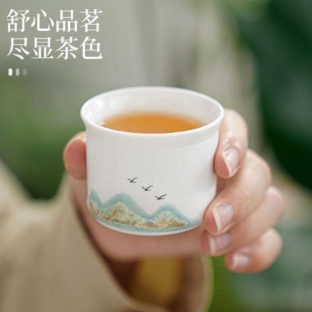 四季風家居 自動茶壺功夫茶具套裝家用輕奢高檔石磨懶人泡茶神器陶瓷喝茶杯
