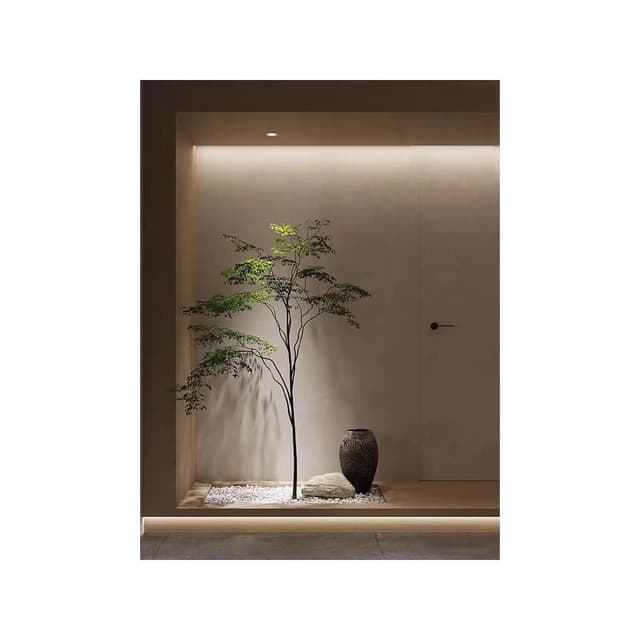 『』免運 破損包賠 假樹 仿真綠植 造景 室內景觀 榕樹 仿真樹 高端輕奢仿生植物侘寂風假樹 盆栽