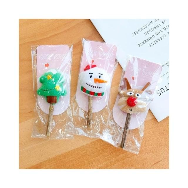 ‍臺灣現貨‍ 貓玩具 貓咪玩具 木天蓼 聖誕節禮物 貓貓聖誕禮物 木天蓼磨牙棒 貓草