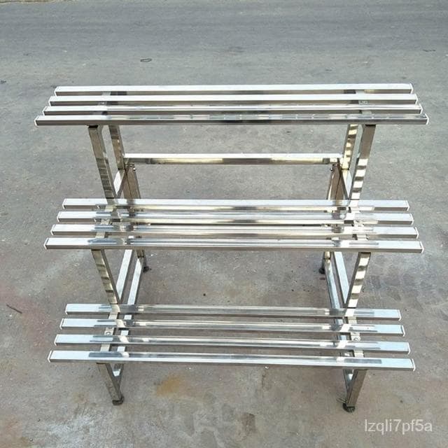 免運 陽臺落地式花盆架 花架 盆栽架 植物架 戶外花架防鏽防腐 不鏽鋼花架 不鏽鋼花架 多層置物架 園藝花架 階梯式花架