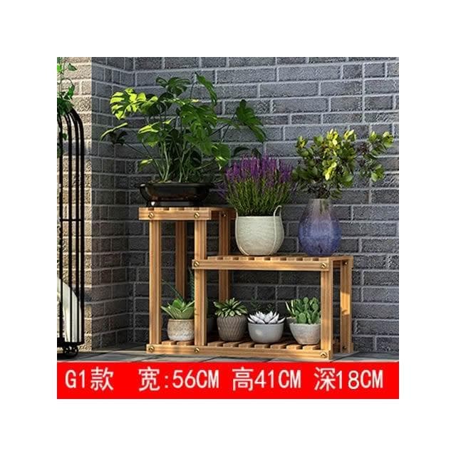 花架 金魚缸架 陽台綠蘿盆栽架 落地式植物架 客廳花盆多肉特價花架 室內實木客廳落地置物架 花園植物架