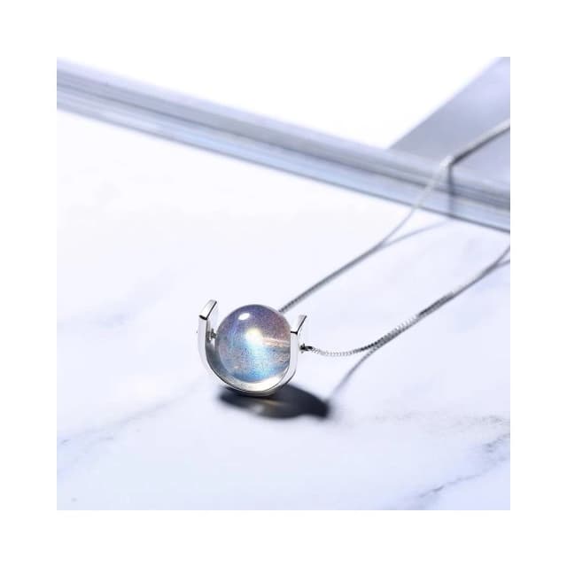 【開運堂】🔥現貨🔥鎖骨鏈 草莓晶灰月光石白金款鎖骨鏈生日項鍊招桃花穩定愛情 開運堂