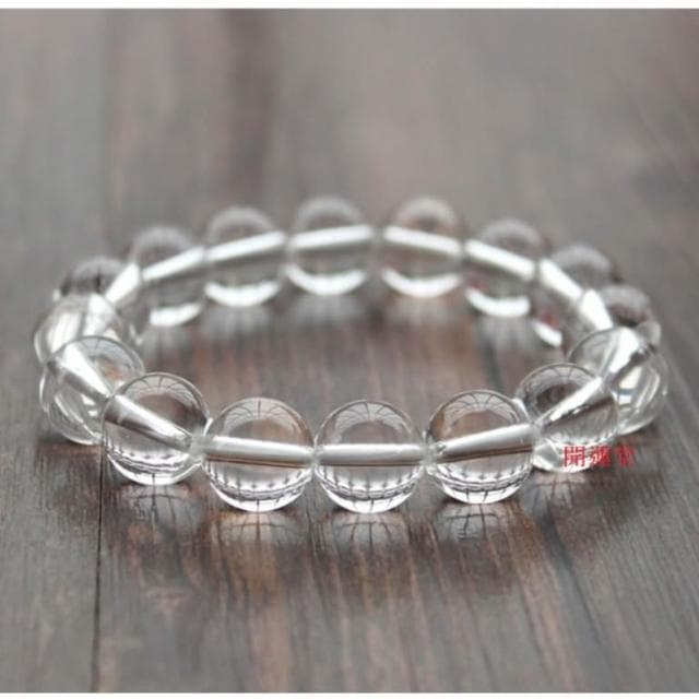 【開運堂】６Ａ級天然白水晶手串 防小人 附鑑定卡 純淨體男女手串飾品透明水晶手鍊情侶愛情好康推薦