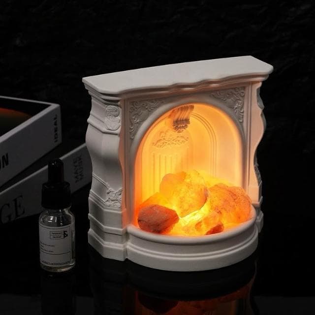 壁爐水晶石精油香薰 浪漫居家氛圍神器 香氛療癒與高質感裝飾