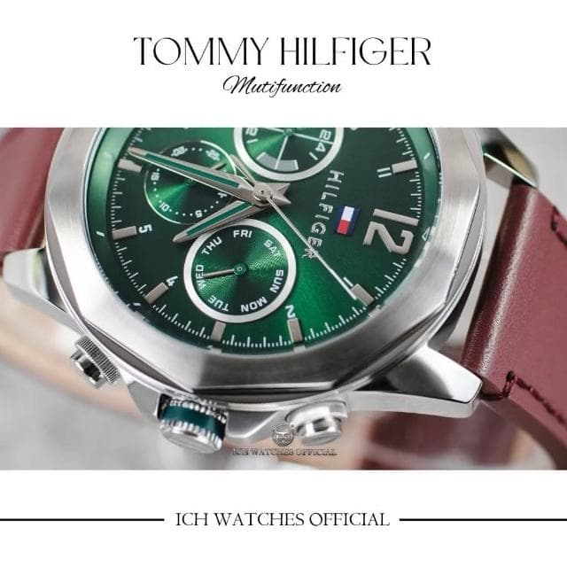 【Tommy Hilfiger】ICHco 實體門市 美國Tommy Hilfiger mutifunction系列三眼錶-男錶手錶1792064生日禮物