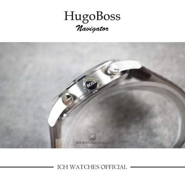 【HUGO BOSS】ICHco 實體門市 美國HugoBoss Navigator系列三眼計時錶-石英錶機械錶男錶女錶手錶腕錶生日禮物父親節禮物情人節禮物