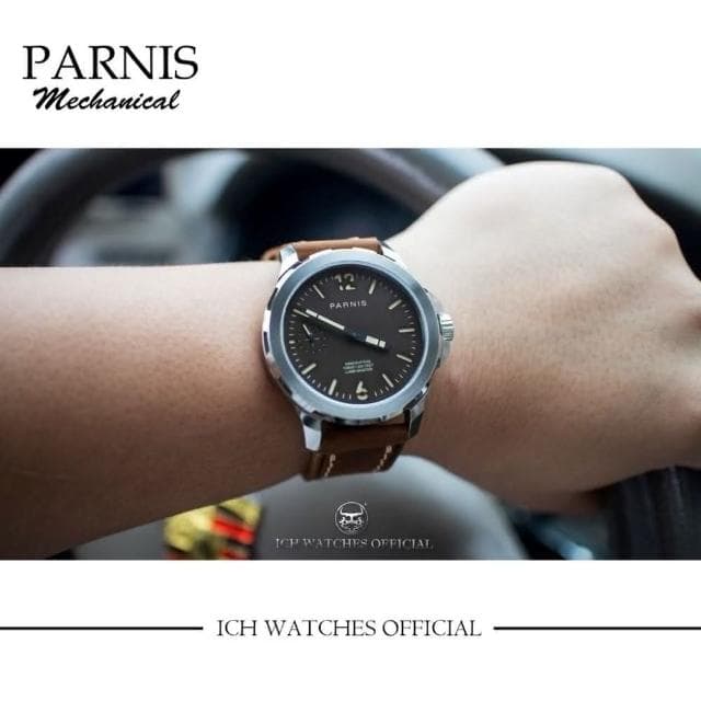 ICHco 實體門市 瑞士Parnis Mechanical工程師系列機械錶-經典大三針手錶男錶潛水錶運動錶生日禮物情人節禮物
