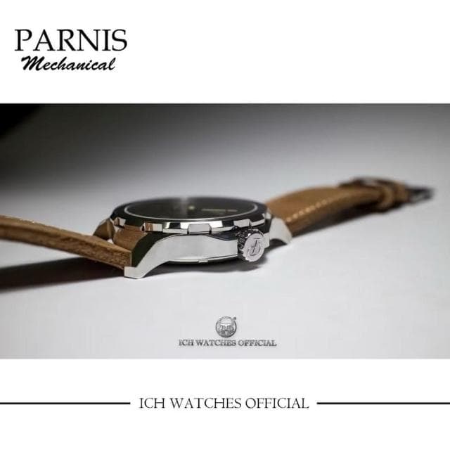 ICHco 實體門市 瑞士Parnis Mechanical工程師系列機械錶-經典大三針手錶男錶潛水錶運動錶生日禮物情人節禮物