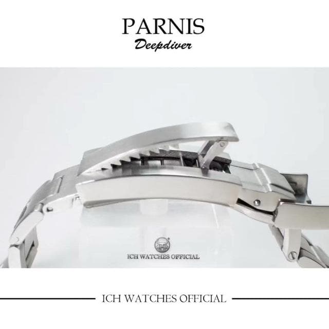 ICHco 實體門市 瑞士PARNIS 44MM水鬼王潛航者潛水錶-機械錶石英錶手錶男錶女錶運動錶勞錶WATCH生日禮物腕錶柏尼時