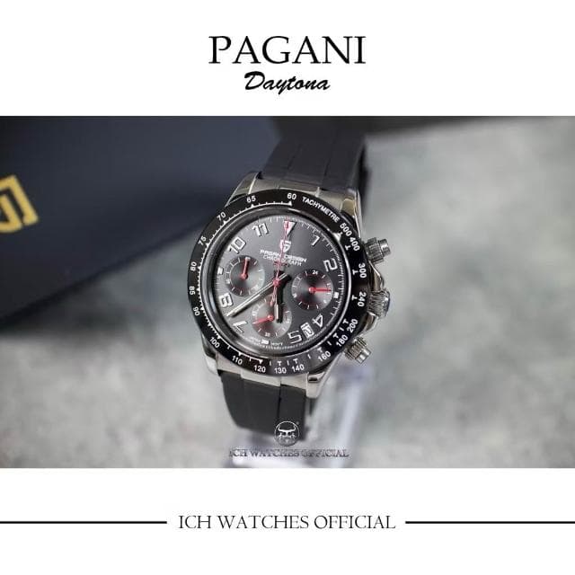 【Pagani 帕加尼】ICHco 實體門市 美國Pagani Design Daytona迪通拿系列賽車三眼計時錶-男錶女錶石英錶機械錶生日禮物父親節禮物情人節