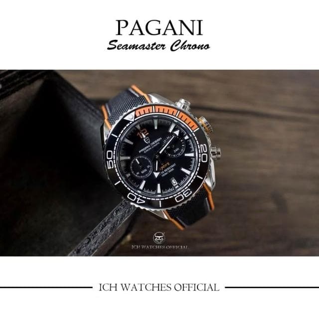 【Pagani 帕加尼】ICHco 實體門市 美國Pagani Design PD-1711海馬款計時錶潛水錶-手錶男錶女錶生日禮物運動錶父親節禮物聖誕禮物