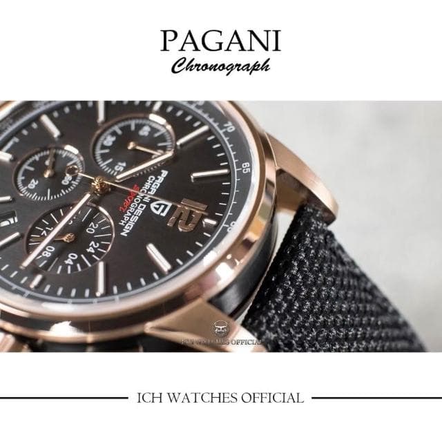 【Pagani 帕加尼】ICHco 實體門市 美國Pagani Design PD-YS008 三眼計時錶手錶-賽車錶男錶女錶運動錶精品錶生日禮物父親節禮物