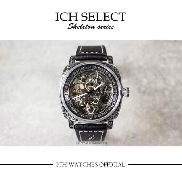 ICHco 實體門市 ICH SELECT 鏤空機械錶義大利海軍-男錶女錶運動錶正裝錶情人節禮物生日禮物父親節禮物