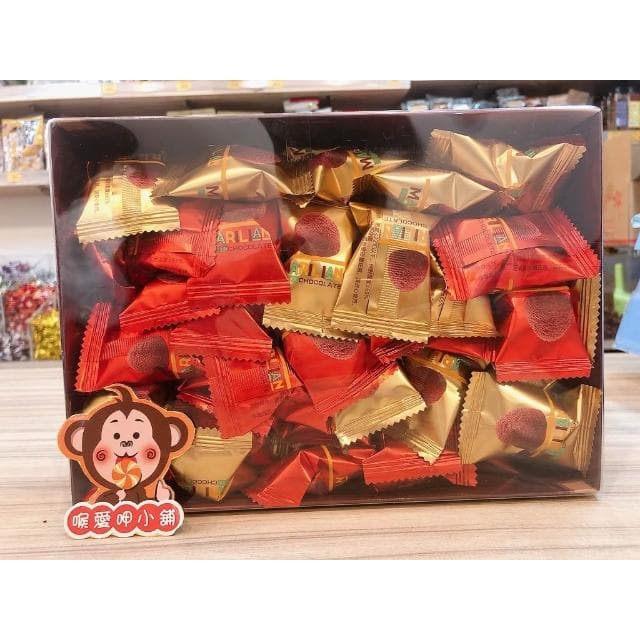 喉愛呷小舖 瑪麗蓮代可可脂巧克力 450g/盒 松露味 奶素