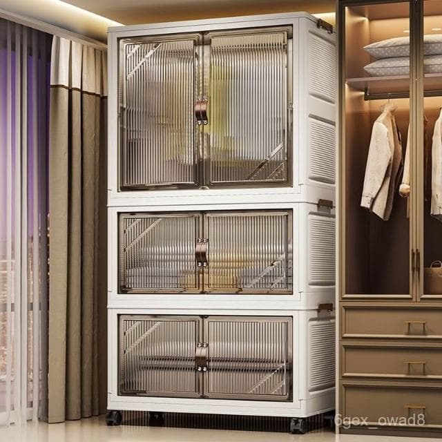 精品衝量🔥全臺免運 免安裝兒童衣櫃多層寶寶衣物收納櫃嬰幼兒衣櫥家用儲物櫃簡易衣櫃收納櫃 儲物櫃 置物櫃 櫥櫃 衣櫃