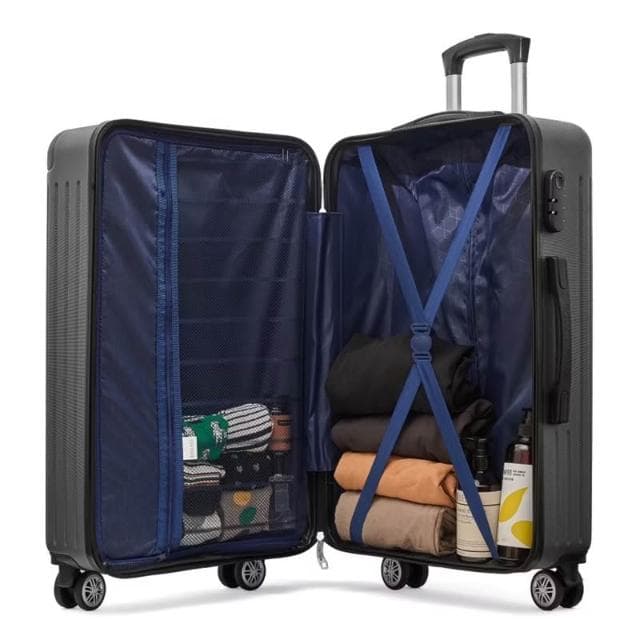 【ROYAL POLO】28吋防刮硬殼行李箱 心森活ABS拉鍊硬殼箱