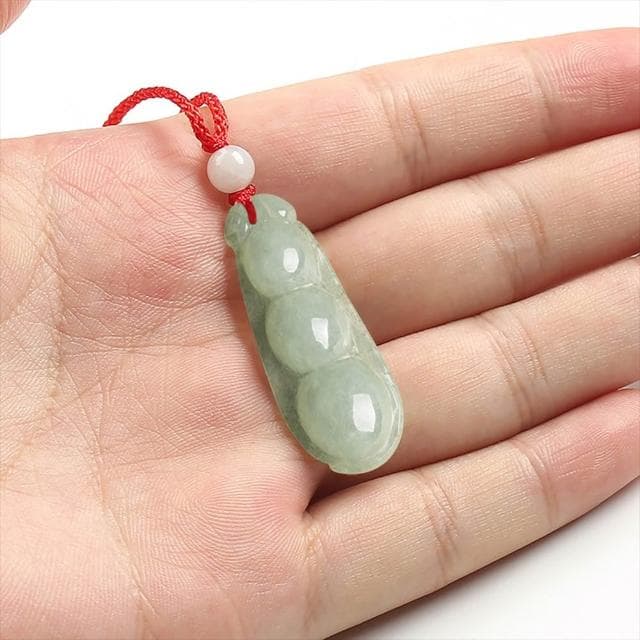 【EMMA SUE】翡翠吊墜 冰種玉石 玉項鍊 玉佩 玉墜 項鍊 飾品 招財進寶 護身符 保平安 新中式 送長輩 禮物