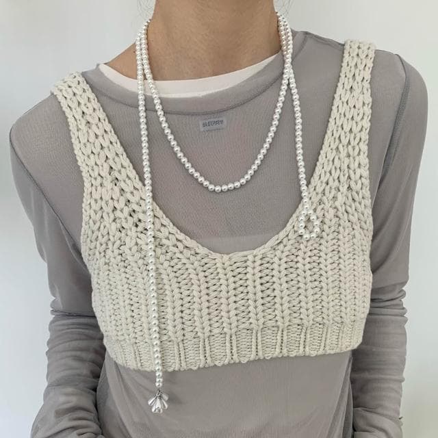 【EMMA SUE】耳夾耳環 鎖骨鍊 百搭 飾品 耳環 花朵 串珠 珍珠耳環 項鍊 珍珠項鍊 垂墜耳環 韓風 女生耳環 項鍊女 