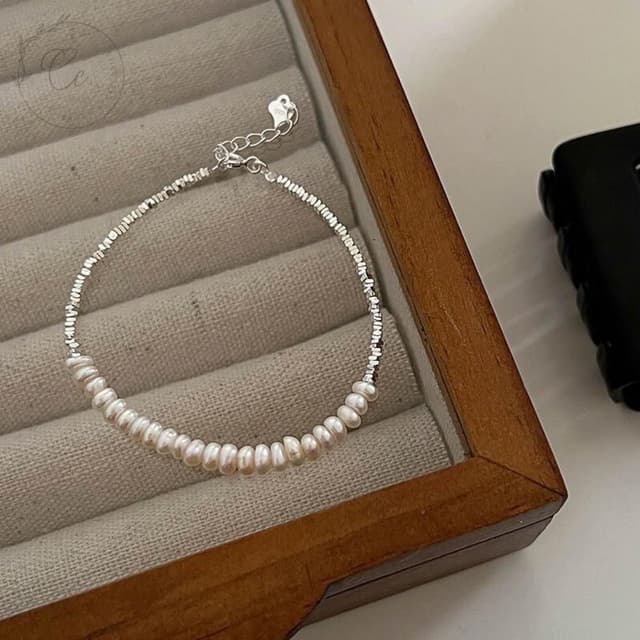 希西小包商 Clacci 925純銀 珍珠手鍊 珍珠戒指 純銀手鍊戒指韓系簡約氣質情人節禮物生日禮物 C165