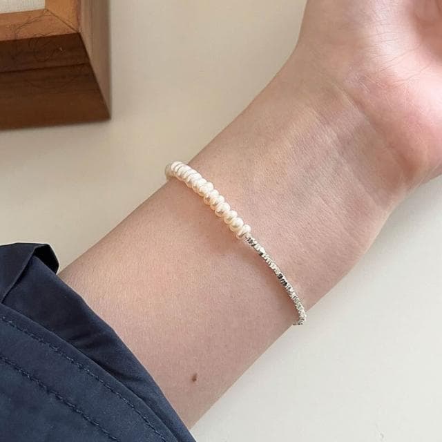 希西小包商 Clacci 925純銀 珍珠手鍊 珍珠戒指 純銀手鍊戒指韓系簡約氣質情人節禮物生日禮物 C165