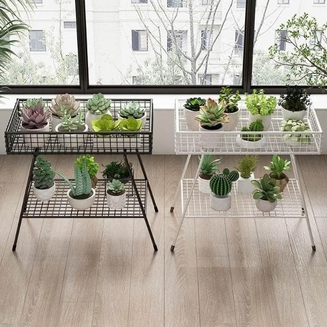 花架 盆栽架 植物架 鐵藝花架置物架陽臺多肉花盆架室內多層落地式戶外庭院植物擺放架