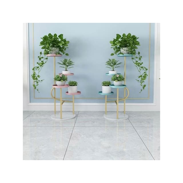 花架 盆栽架 植物架 北歐鐵藝客廳花架室內裝飾花架置物架陽臺多層花架簡約綠蘿擺放架