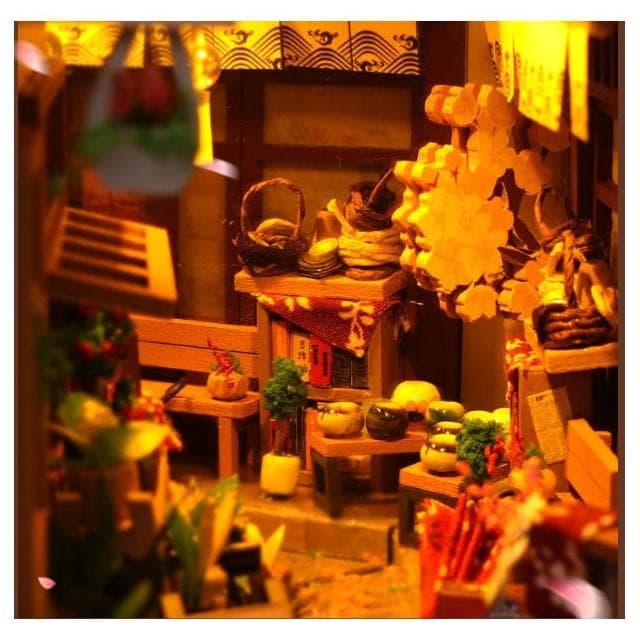 大旺小舖:DIY小屋 雨後小巷  袖珍屋娃娃屋材料包 現貨在台北當天寄 賣場上百款小屋 生日結婚母親節情人節聖誕交換禮物