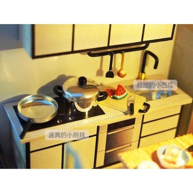 大旺小舖:DIY小屋 墨香竹韻袖珍屋娃娃屋材料包 賣場上百款小屋可選 生日結婚母親節情人節聖誕交換禮物
