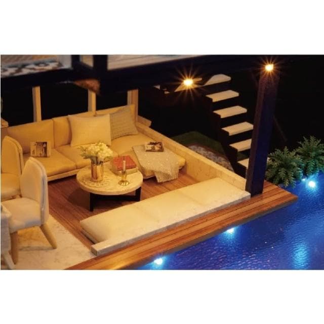 大旺小舖:台北現貨DIY小屋時光公寓 袖珍屋娃娃屋材料包 生日結婚母親節情人節聖誕交換禮物 實體店面