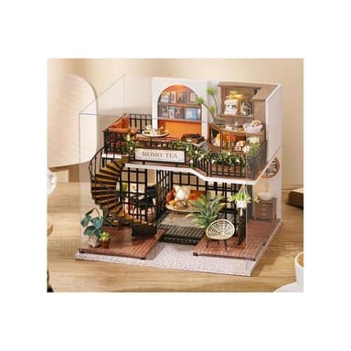 大旺小舖:DIY小屋 叢林么么茶 袖珍屋娃娃屋材料包  賣場上百款小屋 生日結婚母親節情人節聖誕交換禮物