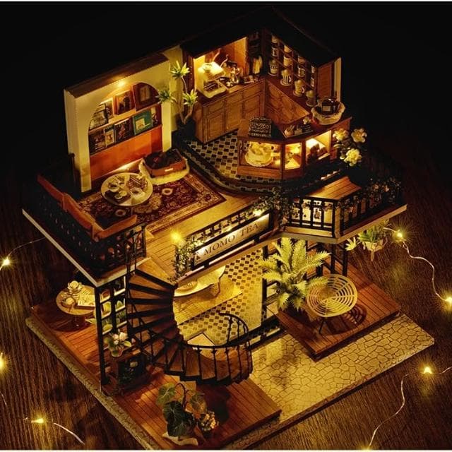 大旺小舖:DIY小屋 叢林么么茶 袖珍屋娃娃屋材料包  賣場上百款小屋 生日結婚母親節情人節聖誕交換禮物