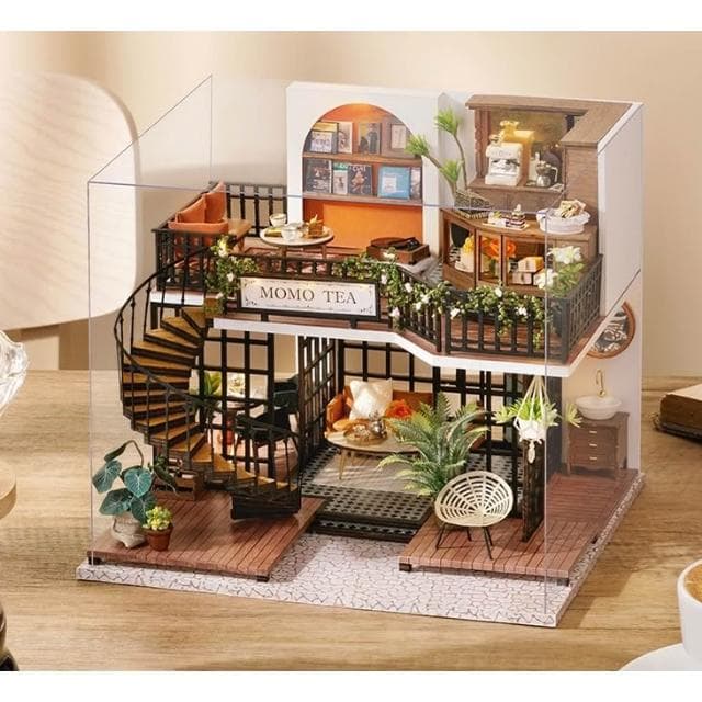 大旺小舖:DIY小屋 叢林么么茶 袖珍屋娃娃屋材料包  賣場上百款小屋 生日結婚母親節情人節聖誕交換禮物