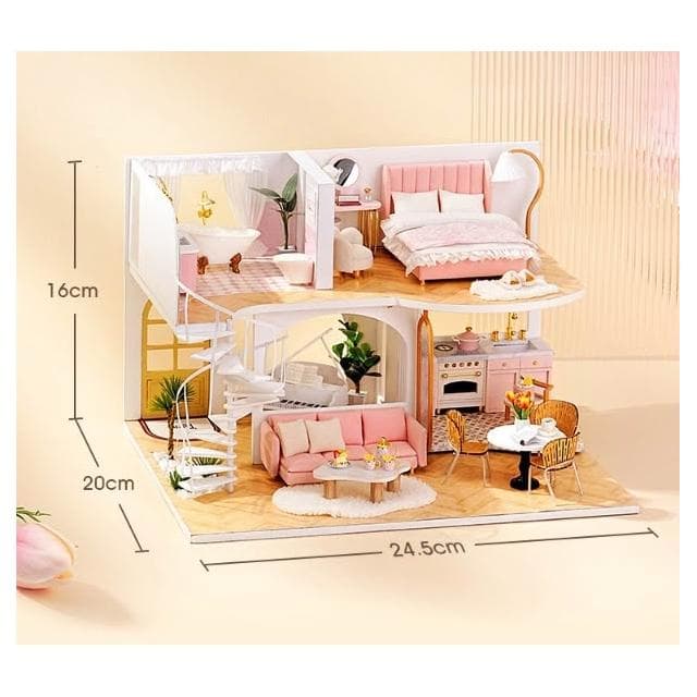 大旺小舖:台北現貨DIY小屋  晨光曦語 袖珍屋娃娃屋材料包 賣場上百款小屋生日母親節情人節聖誕交換畢業禮物