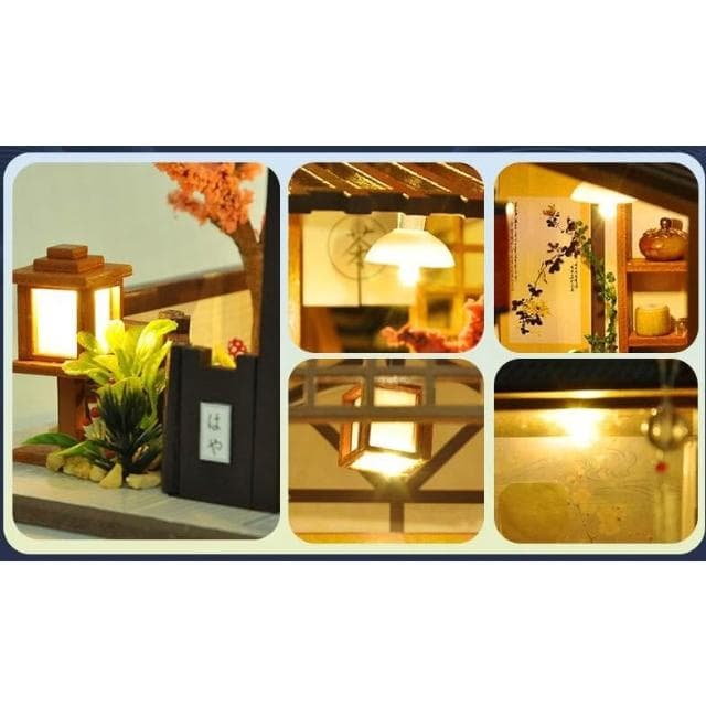 大旺小舖:diy袖珍娃娃屋材料包小屋櫻庭居 生日結婚母親節情人節聖誕交換禮物 實體店面
