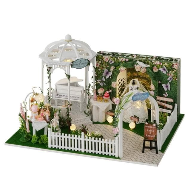 大旺小舖:DIY小屋袖珍屋娃娃屋材料包 期許相遇 生日結婚母親節情人節聖誕交換禮物 實體店面