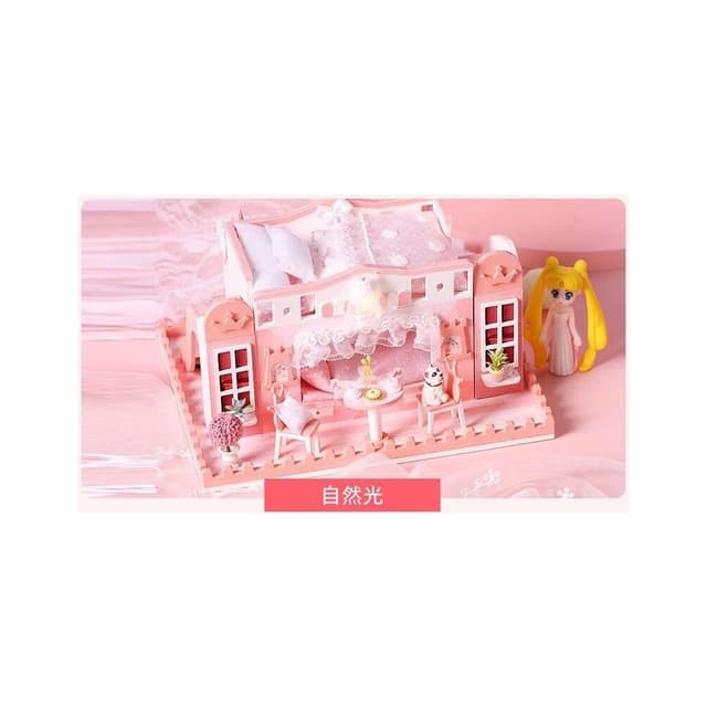 大旺小舖: 台北現貨diy袖珍娃娃屋材料包公主城堡  生日結婚母親節情人節聖誕交換禮物 實體店面