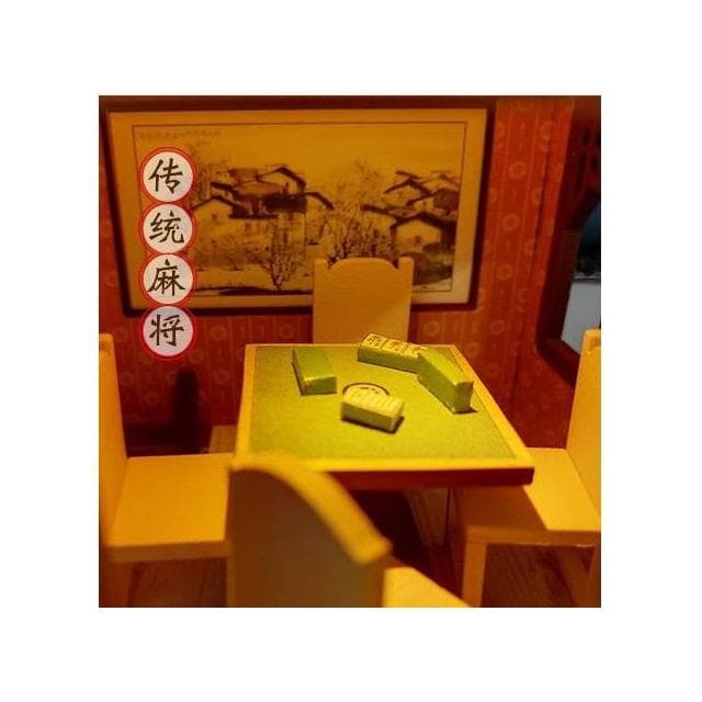 大旺小舖:DIY小屋詩和遠方 中國風 袖珍屋娃娃屋材料包 生日結婚母親節情人節聖誕交換禮物 實體店面