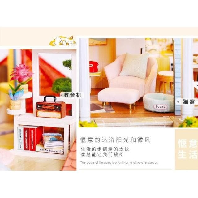 大旺小舖: diy袖珍娃娃屋材料包琉璃時光 生日結婚母親節情人節聖誕交換禮物 實體店面