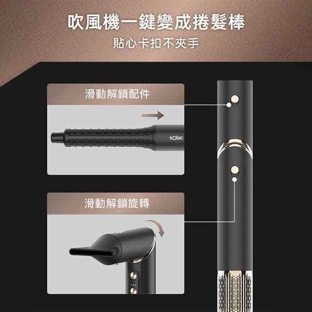 【SOLAC】SO-WRAP 專業造型吹風機 SR-1000