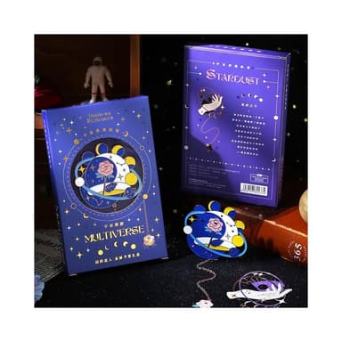 【德德小品集】金屬書籤宇宙 浪漫軌跡 創意 玫瑰 星辰 蝴蝶送女生朋友閨蜜同學情侶情人節小禮品生日禮物禮盒裝實用教師節送老師紀念品收藏