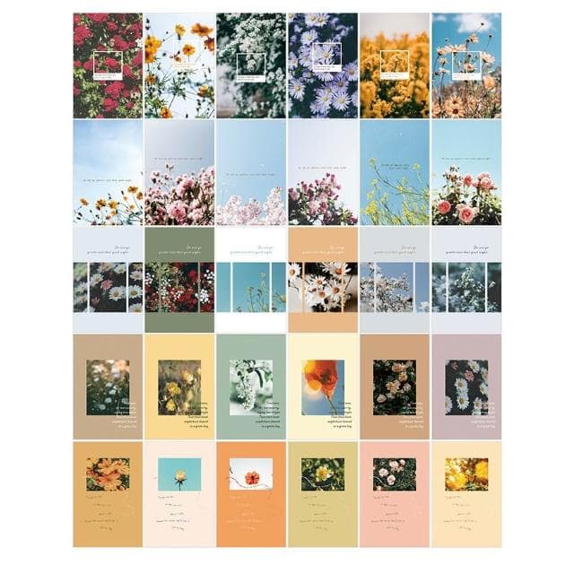 【德德小品集】明信片 風拂花時 紀念 復古 郵寄 禮物 旅遊 回憶 照片 收藏 愛 文青 信的戀人 信 卡片 精緻 裝飾房間