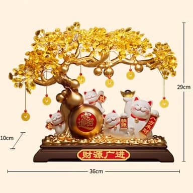 搖錢樹 招財樹 ( 招財貓 開店送禮 開業禮品 擺件桌面 創意擺件）