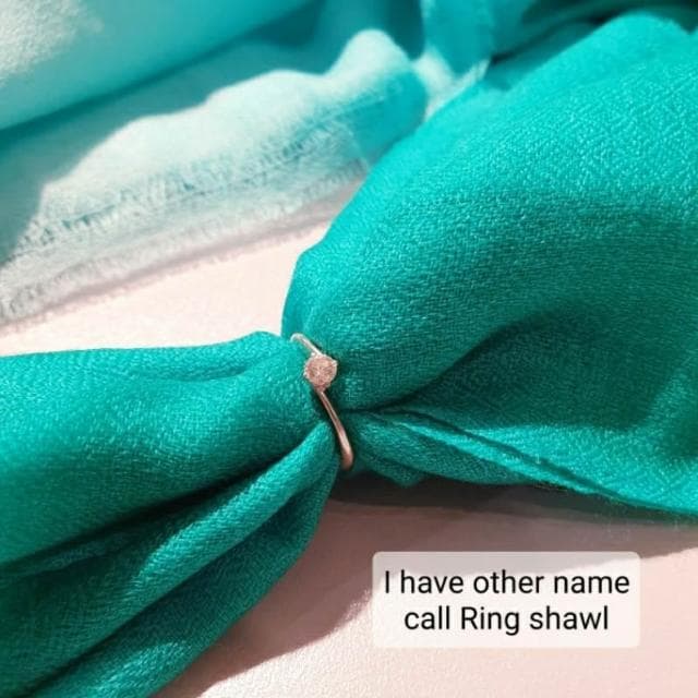 尼泊爾精品 ✨奢華漸層手染100% 喀什米爾✨ 戒指絨 / 圍巾 / 披肩