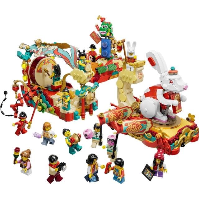 【LEGO 樂高】高雄天利鄭姐｜樂高 特殊節慶 Festivals 系列 80111 新春花車巡遊 收藏 送禮 居家擺飾 春節