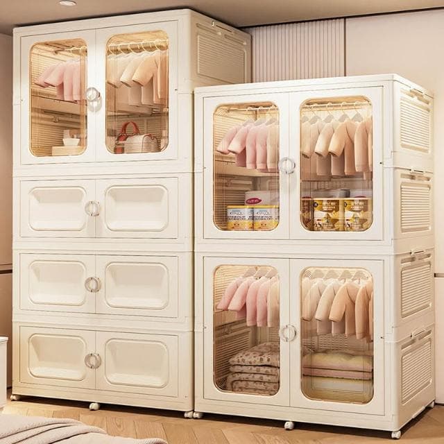 90cm加厚儿童收纳箱宝宝衣柜婴儿小衣橱多层储物柜家用卧室收纳柜