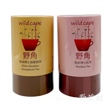 【野角】南非國寶茶-博士紅茶(40包/罐)/綠蜜樹茶(40包/罐) 無咖啡因